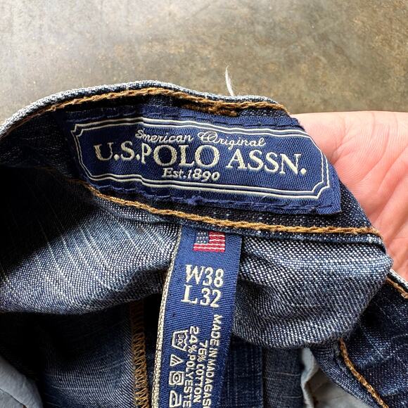 Crazy Vintage‎ Baggy Y2K Embroidered Polo Jeans - Picture 7 of 7